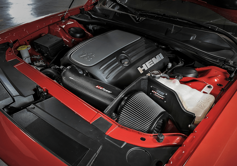 aFe Track Carbon Cold Air Intake, Pro Dry S Filter 2011 - 2023 Challenger/Charger 5.7L - Speedlogix