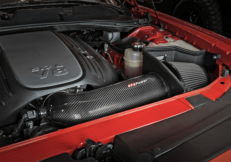 aFe Track Carbon Cold Air Intake, Pro Dry S Filter 2011 - 2023 Challenger/Charger 5.7L - Speedlogix