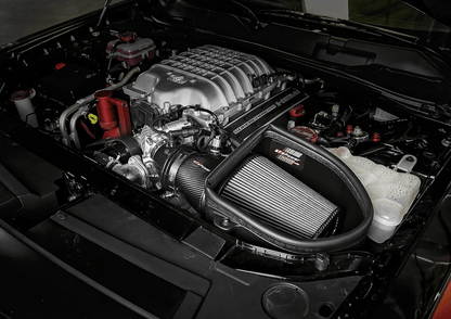 aFe Track Carbon Cold Air Intake, Pro Dry S Filter 2018 - 2023 Challenger 6.2L - Speedlogix
