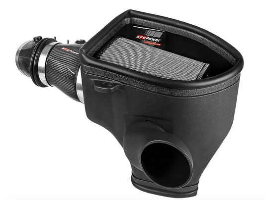 aFe Track Carbon Cold Air Intake, Pro Dry S Filter 2018 - 2023 Challenger 6.2L - Speedlogix