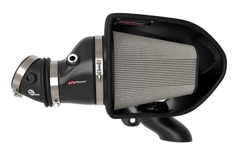 aFe Track Carbon Cold Air Intake, Pro Dry S Filter 2018 - 2023 Challenger 6.2L - Speedlogix