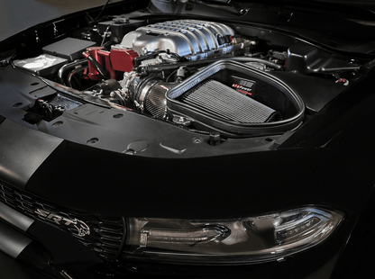 aFe Track Carbon Cold Air Intake, Pro DRY S Filter 2021 - 2023 Charger 6.2L - Speedlogix