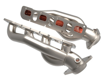 aFe Twisted Steel Shorty Headers, Titanium Ceramic 2021 - 2023 TRX 6.2L - Speedlogix