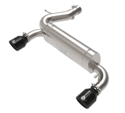 aFe Vulcan Axle - Back Exhaust, Black Tips 2021 - 2023 Bronco 2.3L/2.7L - Speedlogix