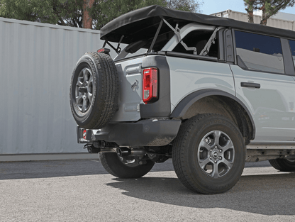 aFe Vulcan Axle - Back Exhaust, Black Tips 2021 - 2023 Bronco 2.3L/2.7L - Speedlogix