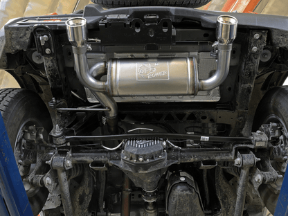 aFe Vulcan Axle - Back Exhaust, Polished Tips 2021 - 2023 Bronco 2.3L/2.7L - Speedlogix