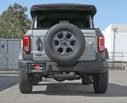 aFe Vulcan Cat - Back Exhaust, Black Tips 2021 - 2023 Brocno 2.3L/2.7L - Speedlogix