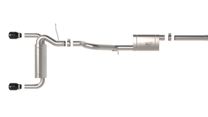 aFe Vulcan Cat - Back Exhaust, Black Tips 2021 - 2023 Brocno 2.3L/2.7L - Speedlogix