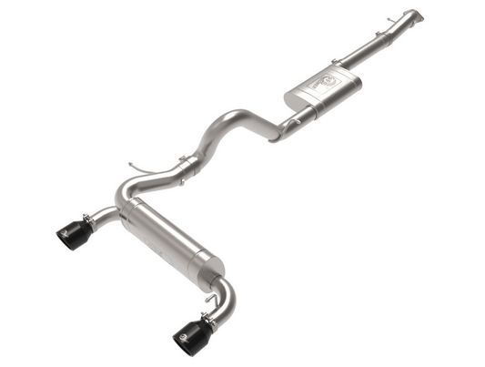 aFe Vulcan Cat - Back Exhaust, Black Tips 2021 - 2023 Brocno 2.3L/2.7L - Speedlogix