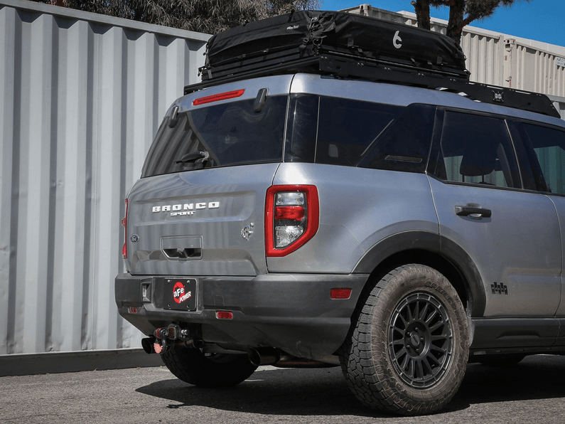 aFe Vulcan Cat - Back Exhaust, Black Tips 2021 - 2023 Bronco Sport 1.5L/2.0L - Speedlogix