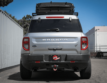 aFe Vulcan Cat - Back Exhaust, Black Tips 2021 - 2023 Bronco Sport 1.5L/2.0L - Speedlogix