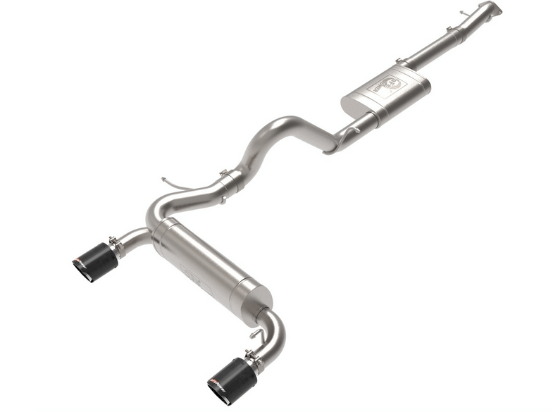 aFe Vulcan Cat - Back Exhaust, Carbon Tips 2021 - 2023 Brocno 2.3L/2.7L - Speedlogix
