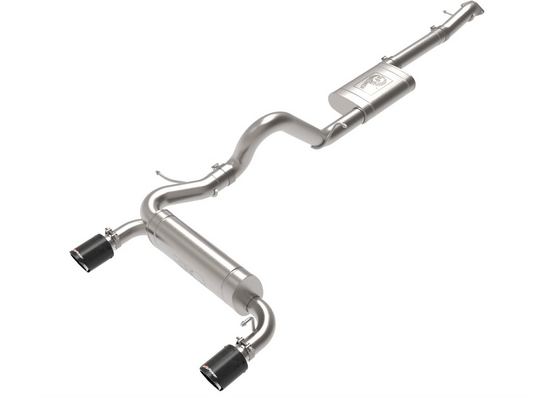 aFe Vulcan Cat - Back Exhaust, Carbon Tips 2021 - 2023 Brocno 2.3L/2.7L - Speedlogix