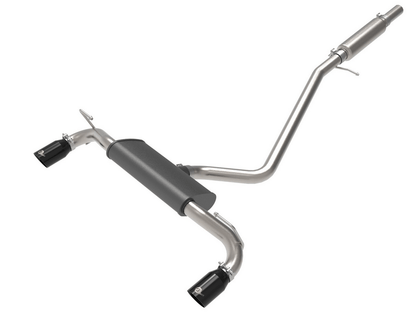 aFe Vulcan Cat - Back Exhaust, Carbon Tips 2021 - 2023 Bronco Sport 1.5L/2.0L - Speedlogix
