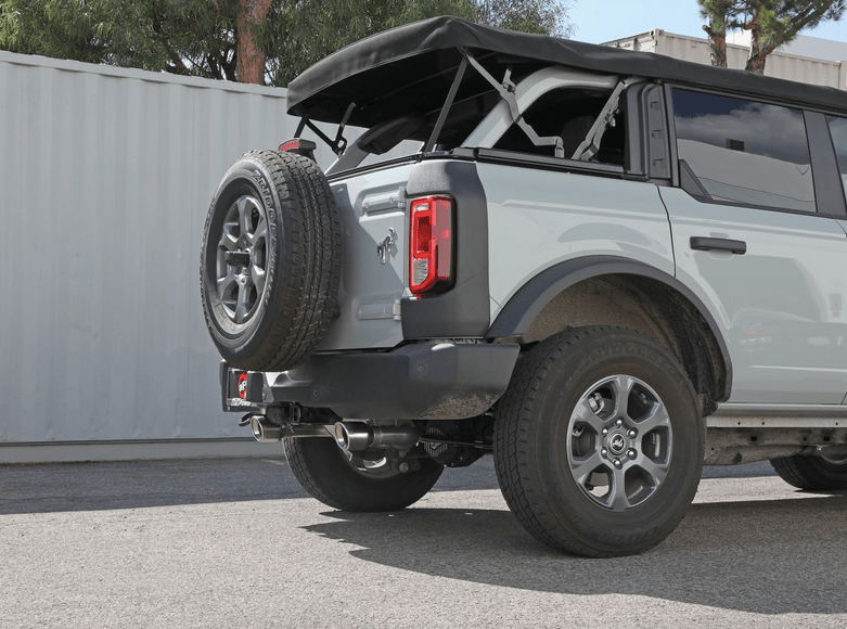 aFe Vulcan Cat - Back Exhaust, Polished Tips 2021 - 2023 Bronco 2.3L/2.7L - Speedlogix