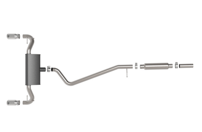 aFe Vulcan Cat - Back Exhaust, Polished Tips 2021 - 2023 Bronco Sport 1.5L/2.0L - Speedlogix