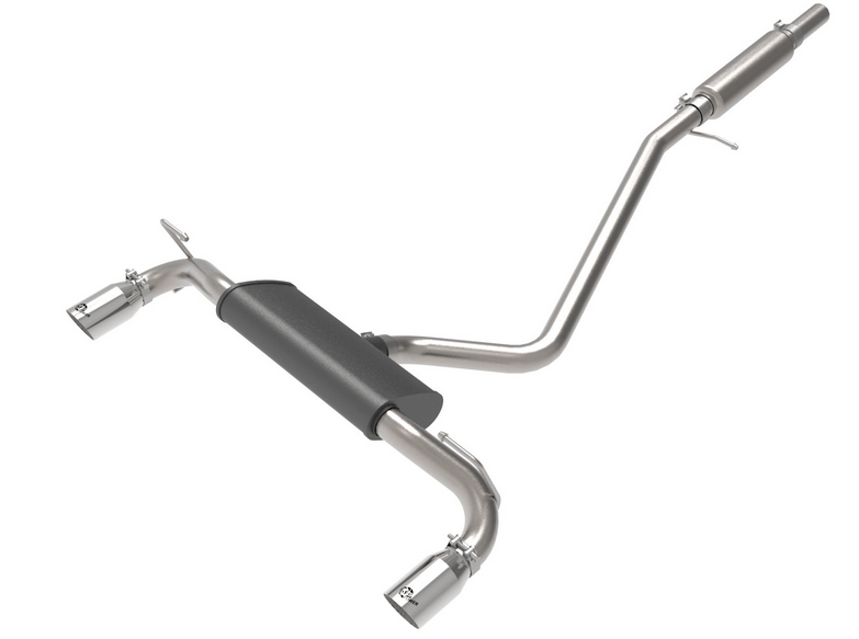 aFe Vulcan Cat - Back Exhaust, Polished Tips 2021 - 2023 Bronco Sport 1.5L/2.0L - Speedlogix