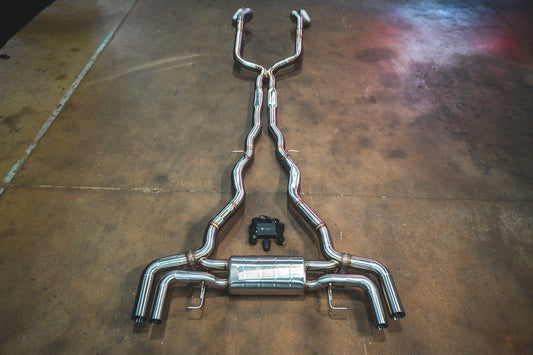 Alpina B8 / BMW G16 M850i Valved Sport Exhaust System - Speedlogix