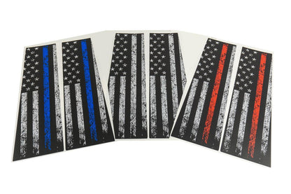 American Flag B Pillar Protection Kit (Printed Series) - 2021+ Bronco 4 Door - Speedlogix