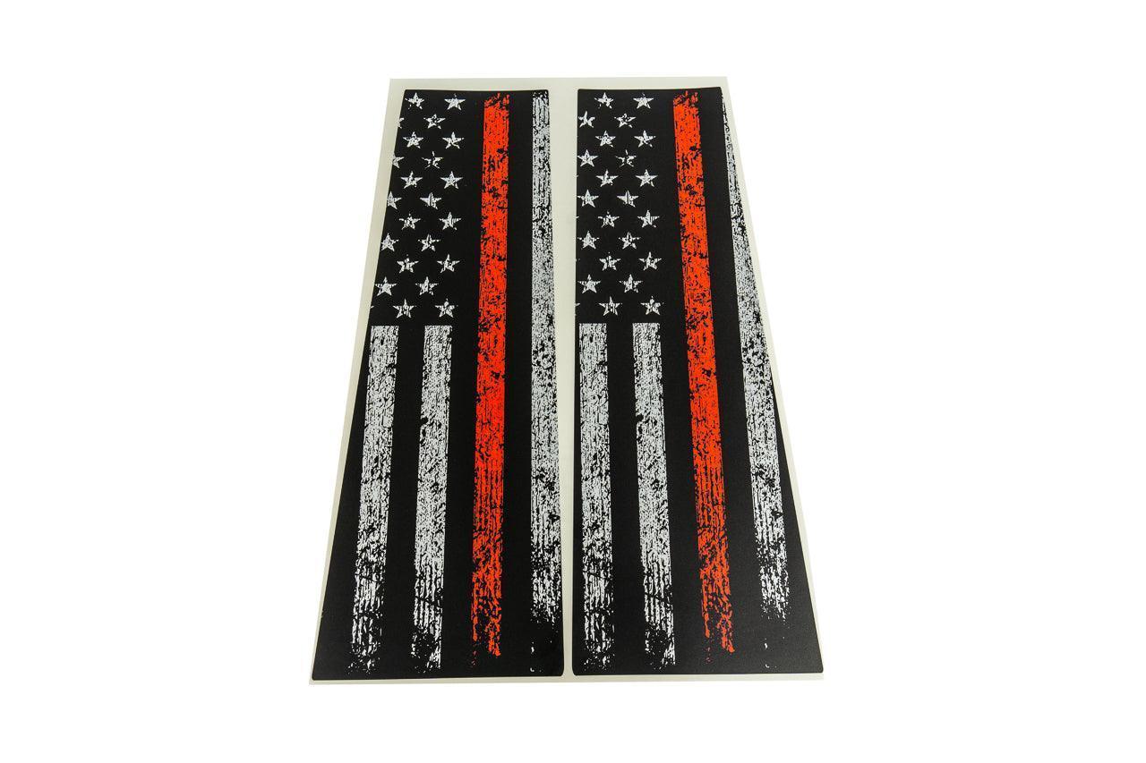 American Flag B Pillar Protection Kit (Printed Series) - 2021+ Bronco 4 Door - Speedlogix