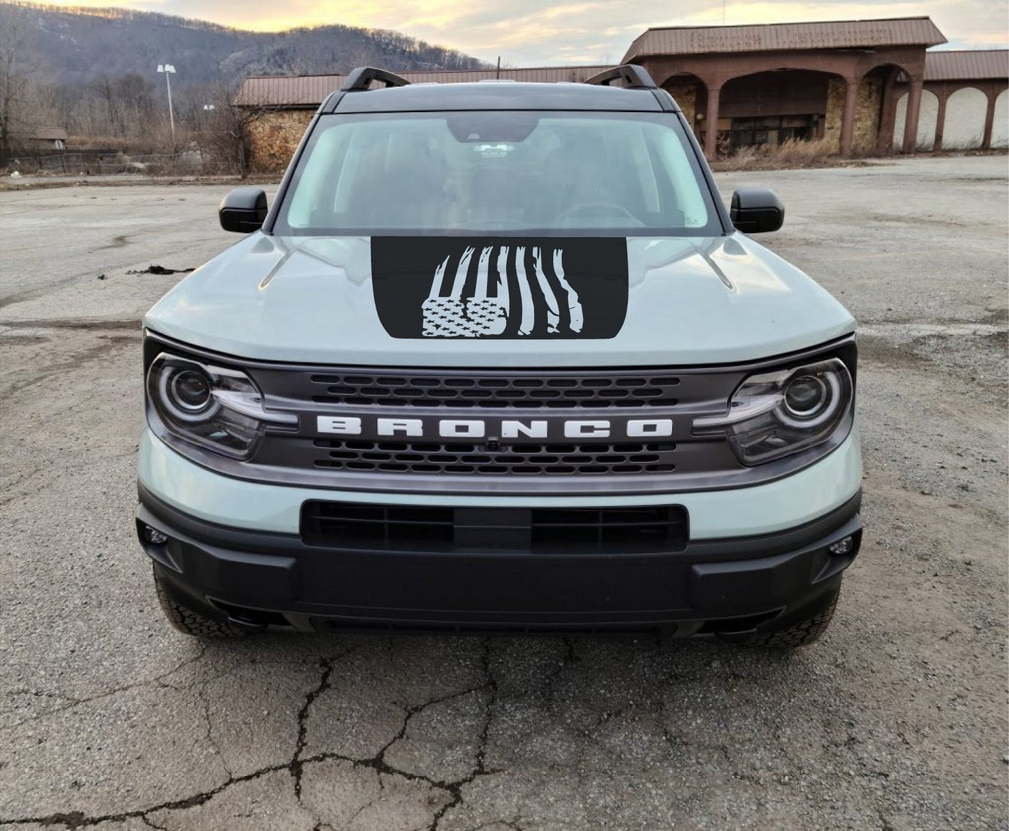 American Flag Hood Decal Cover for 2021 - 2024 Ford Bronco Sport - Speedlogix