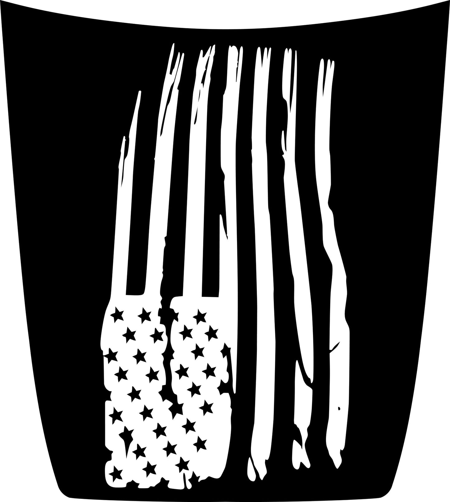 American Flag Hood Decal Cover for 2021 - 2024 Ford Bronco Sport - Speedlogix