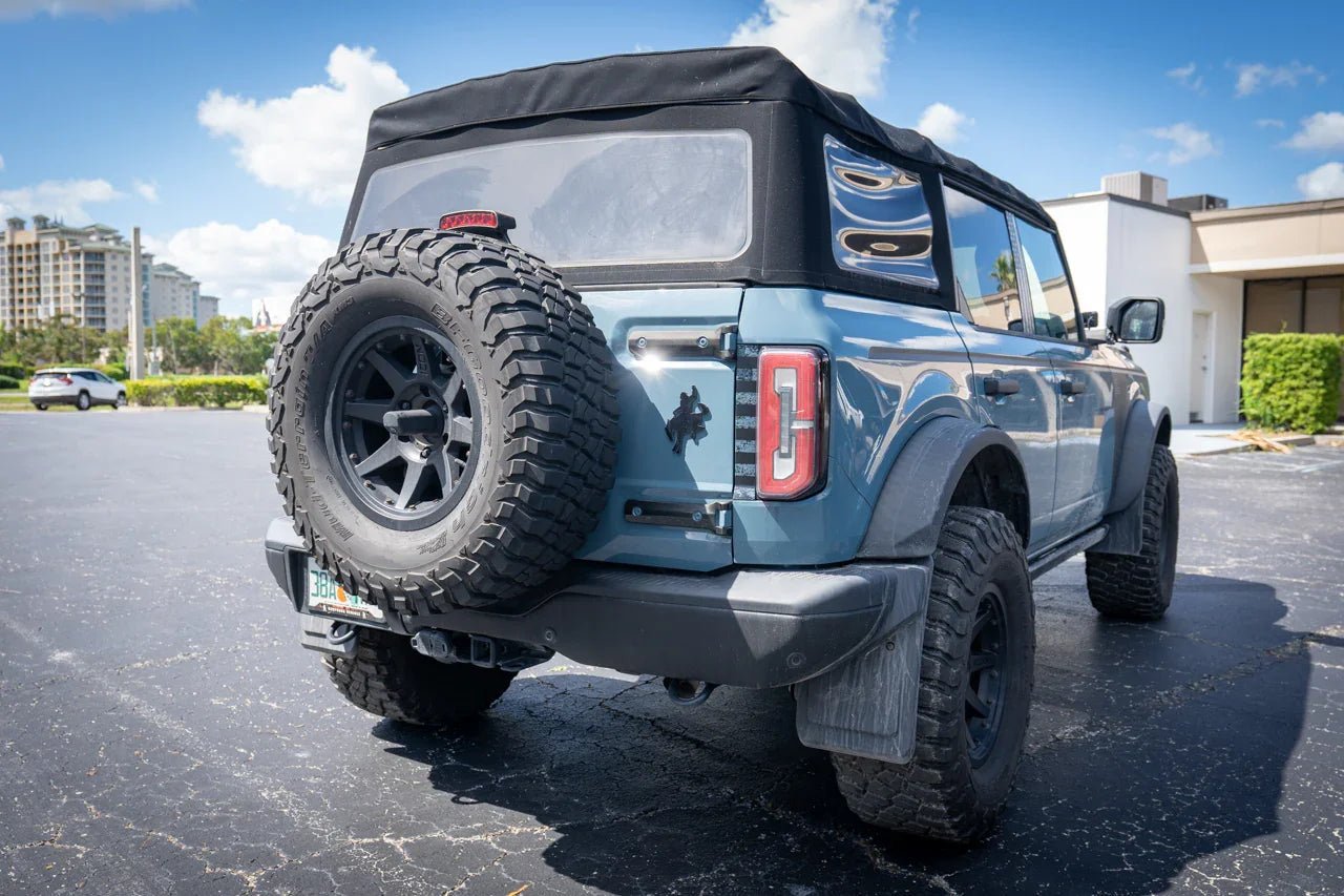 American Flag Middle Tailgate Overlays - 2021+ Bronco - Speedlogix