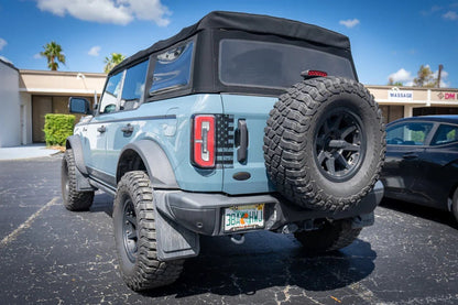 American Flag Middle Tailgate Overlays - 2021+ Bronco - Speedlogix