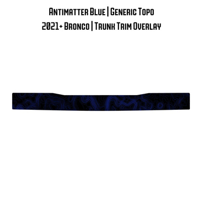 Topo Trunk Trim Overlay / Protector - 2021+ Bronco