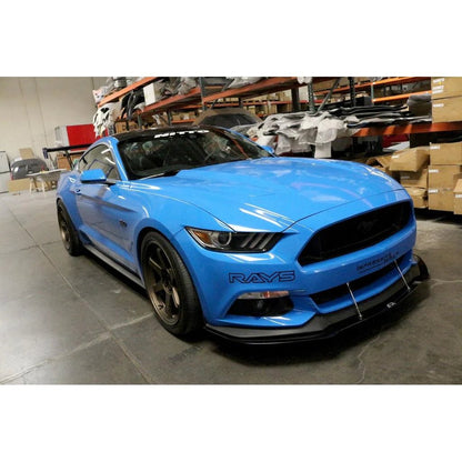 APR Performance Front Wind Splitter w/ Rods 2015 - 2017 Mustang w/ Performance Package - Speedlogix