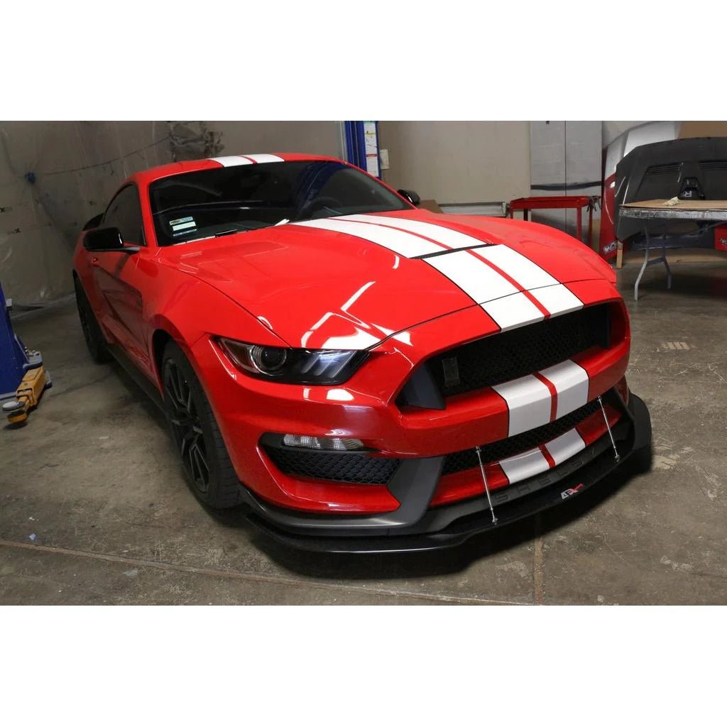 APR Performance Front Wind Splitter w/ Rods 2016 - 2017 Mustang GT350 - Speedlogix