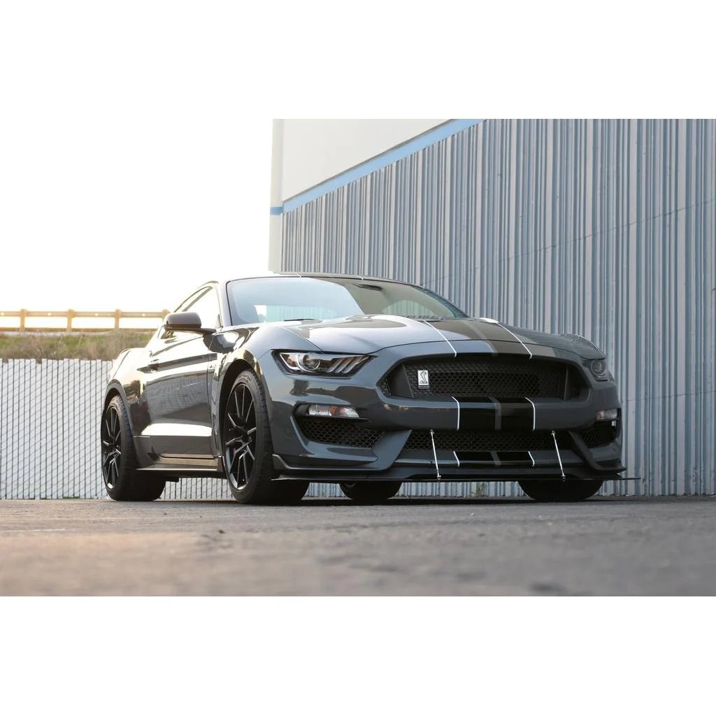 APR Performance Front Wind Splitter w/ Rods 2016 - 2023 Mustang GT350R - Speedlogix