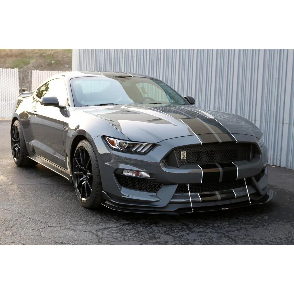 APR Performance Front Wind Splitter w/ Rods 2016 - 2023 Mustang GT350R - Speedlogix
