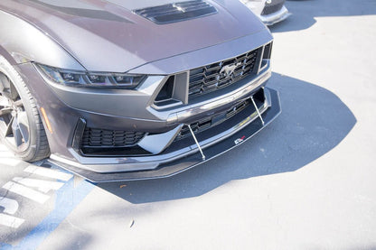 APR Performance Front Wind Splitter w/ Rods 2024 Mustang Dark Horse - Speedlogix