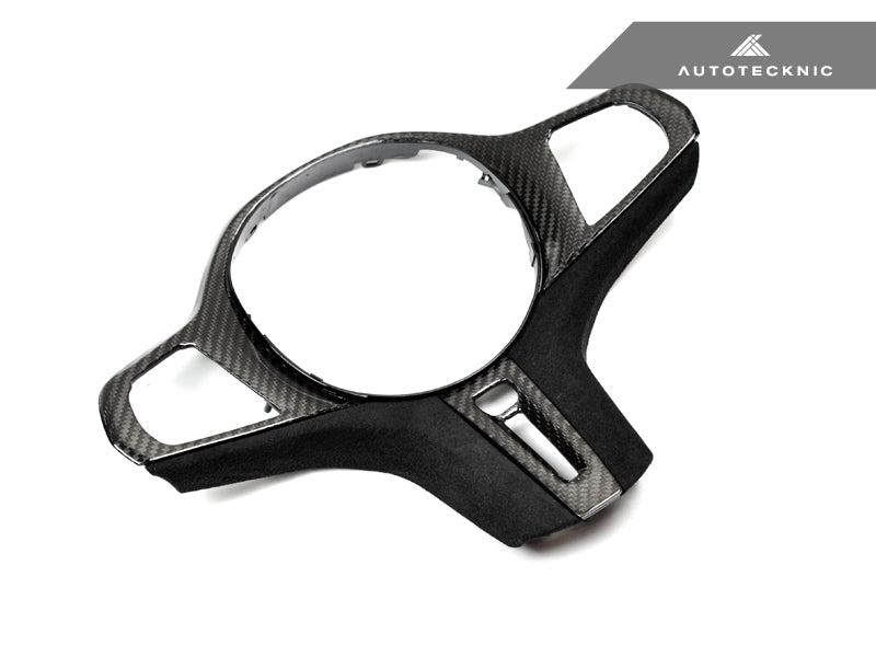 AutoTecknic Carbon Alcantara Steering Wheel Trim - G42 2 - Series - Speedlogix