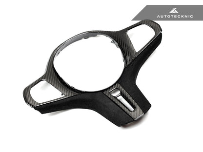 AutoTecknic Carbon Alcantara Steering Wheel Trim - G42 2 - Series - Speedlogix