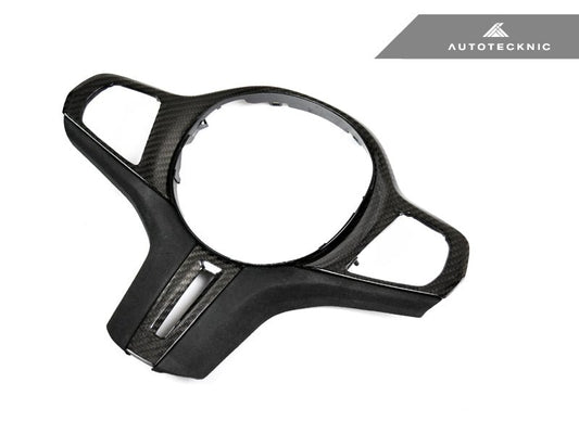 AutoTecknic Carbon Alcantara Steering Wheel Trim - G42 2 - Series - Speedlogix