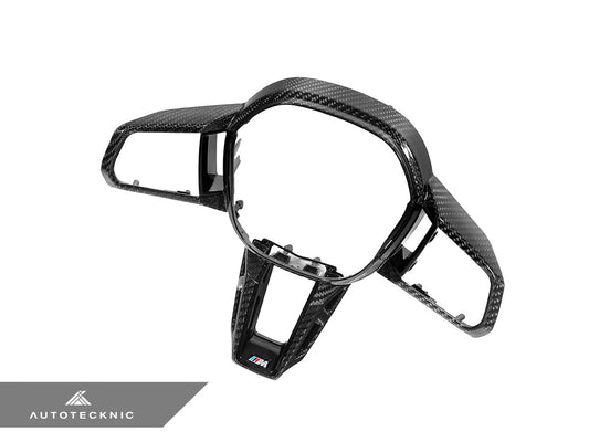 AutoTecknic Carbon Fiber Steering Wheel Trim - G45 X3 M - Sport - Speedlogix