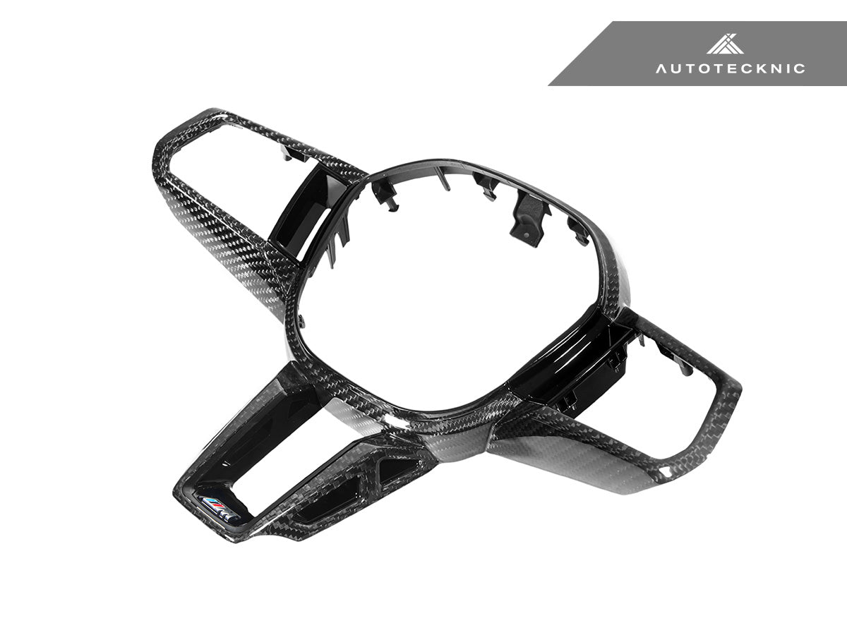AutoTecknic Carbon Fiber Steering Wheel Trim - G45 X3 M - Sport - Speedlogix