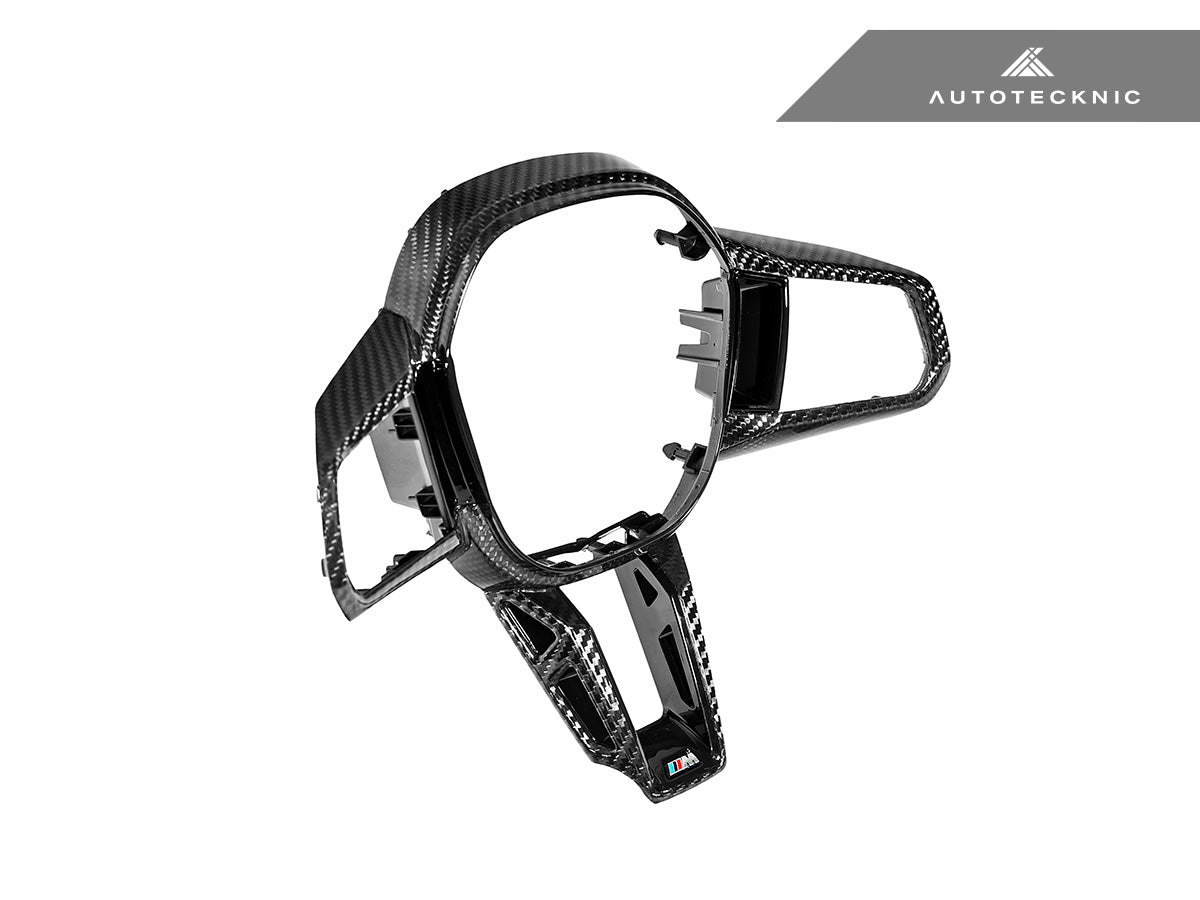 AutoTecknic Carbon Fiber Steering Wheel Trim - G90/ G99 M5 - Speedlogix