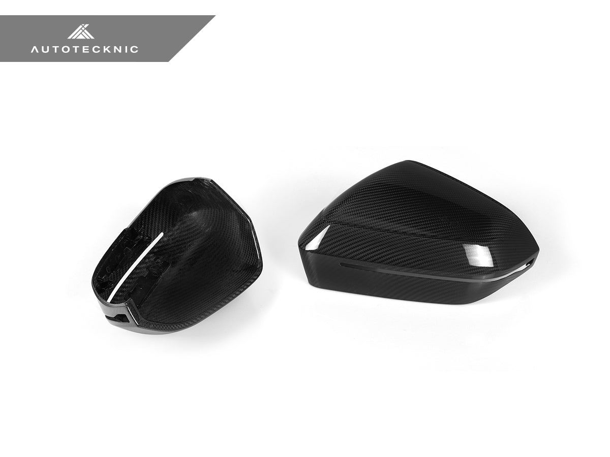 AutoTecknic Dry Carbon Fiber Mirror Cap Set - G60 5 - Series | G70 7 - Series - Speedlogix