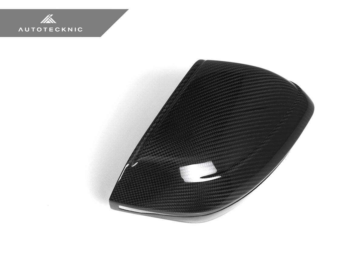 AutoTecknic Dry Carbon Fiber Mirror Cap Set - G60 5 - Series | G70 7 - Series - Speedlogix