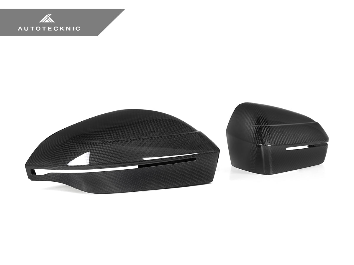 AutoTecknic Dry Carbon Fiber Mirror Cap Set - G60 5 - Series | G70 7 - Series - Speedlogix