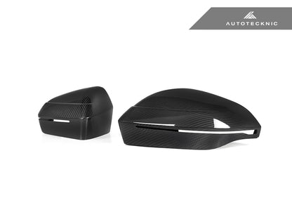 AutoTecknic Dry Carbon Fiber Mirror Cap Set - G60 5 - Series | G70 7 - Series - Speedlogix