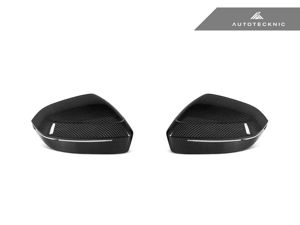 AutoTecknic Dry Carbon Fiber Mirror Cap Set - G60 5 - Series | G70 7 - Series - Speedlogix