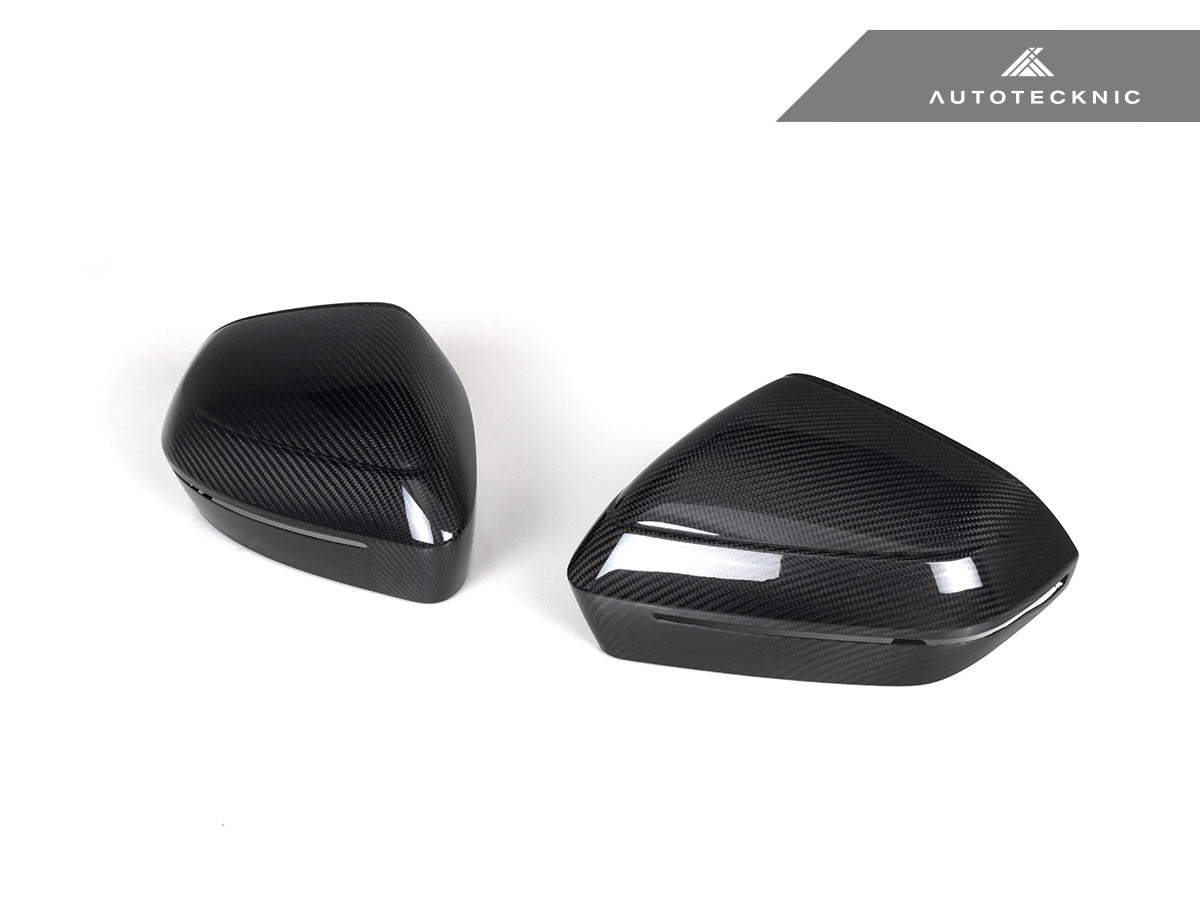 AutoTecknic Dry Carbon Fiber Mirror Cap Set - G60 5 - Series | G70 7 - Series - Speedlogix