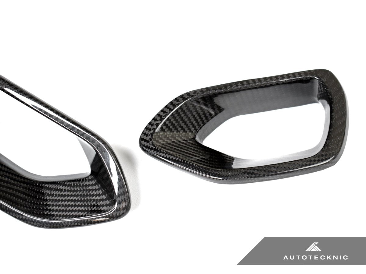 AutoTecknic Dry Carbon Grille Snorkel Set - Dodge Charger SRT Scat Pack 2015 - 2021 - Speedlogix
