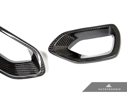 AutoTecknic Dry Carbon Grille Snorkel Set - Dodge Charger SRT Scat Pack 2015 - 2021 - Speedlogix