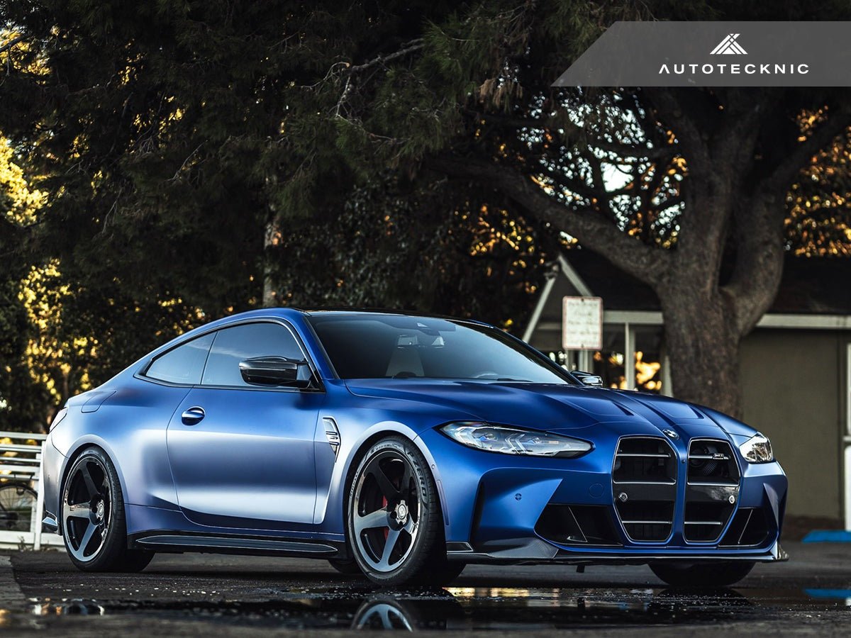 AutoTecknic Dry Carbon Podium V1 Front Grille Set - G80 M3 | G82/ G83 M4 - Speedlogix