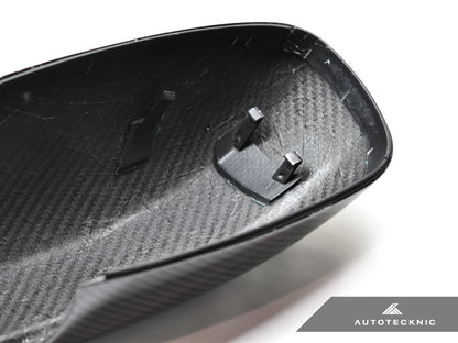 AutoTecknic Replacement Dry Carbon Mirror Covers - Dodge Charger 2011 - 2019 - Speedlogix